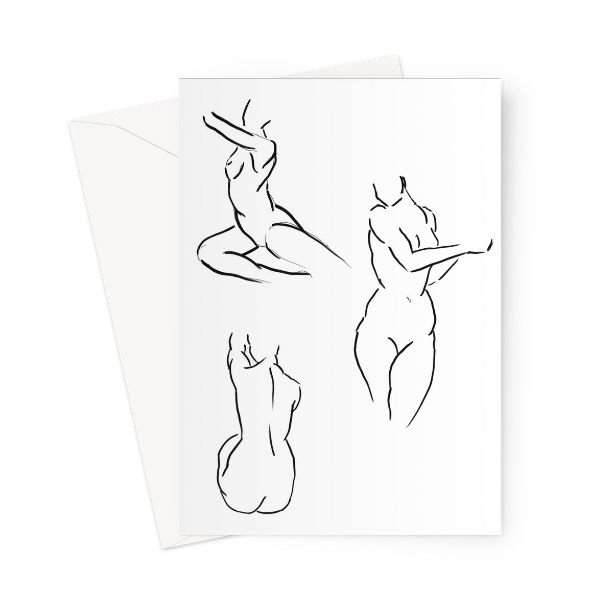 Figure Study Greeting Card