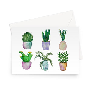 Potted Plants Greeting Card