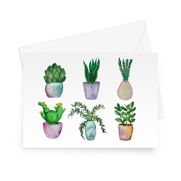 Potted Plants Greeting Card