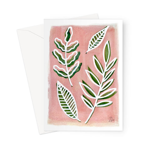 Olive Blush Greeting Card