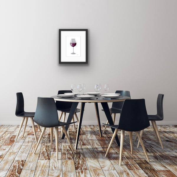 Red Wine Print