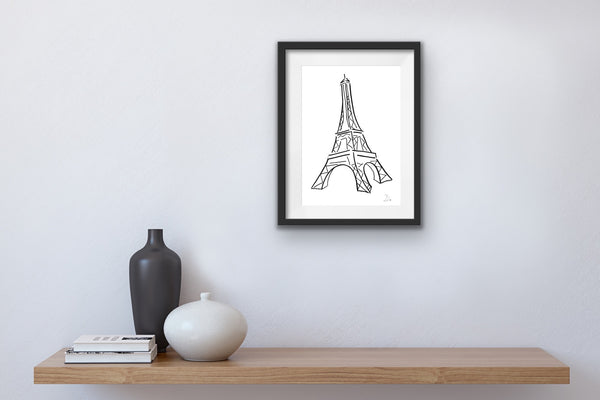 Eiffel Tower Print