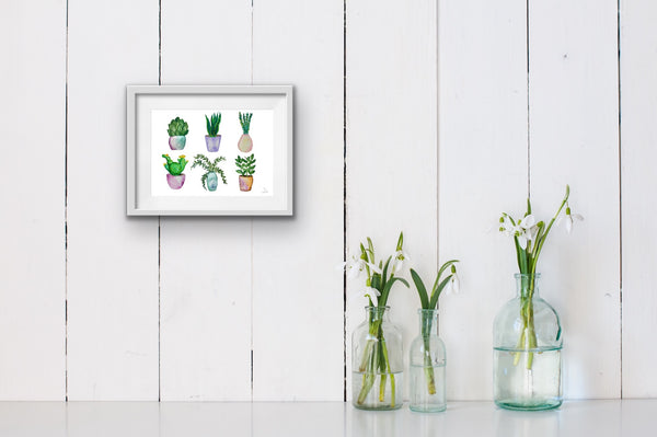 Potted Plants Print