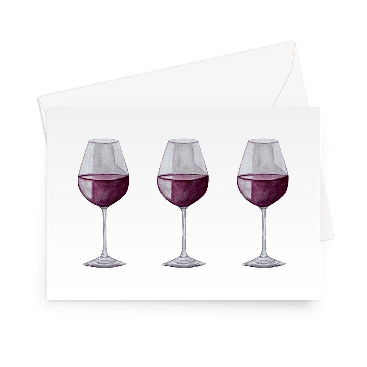 Happy Hour (Red) Greeting Card