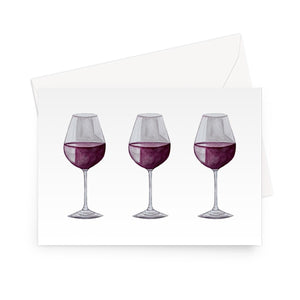 Happy Hour (Red) Greeting Card