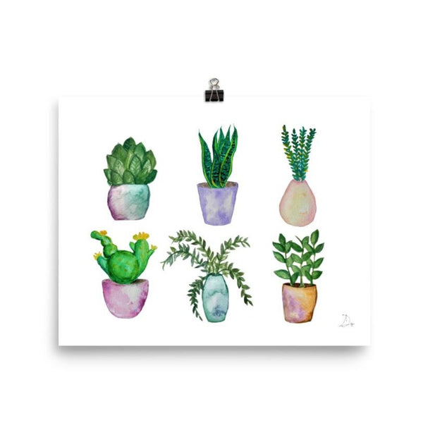 Potted Plants Print