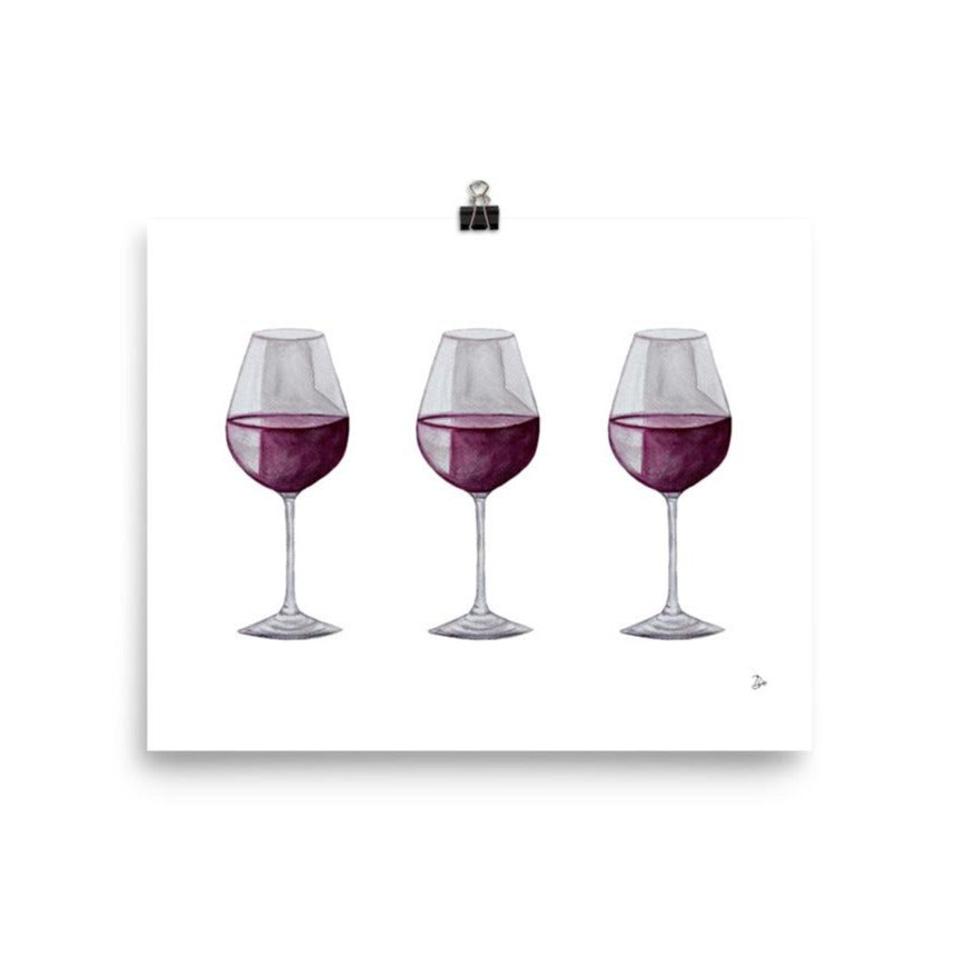 Happy Hour (Red) Print