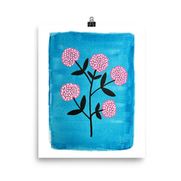 Pink Flora Print