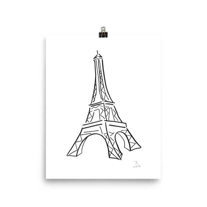 Eiffel Tower Print